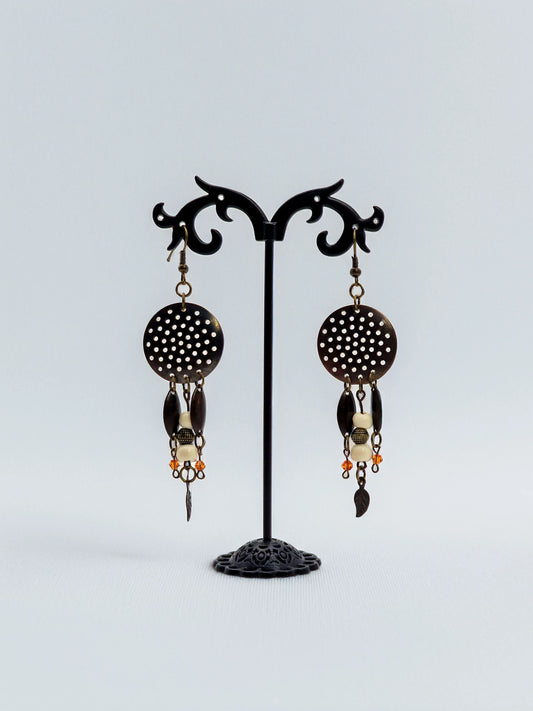 Dreaming Leaf Earrings - Modrena