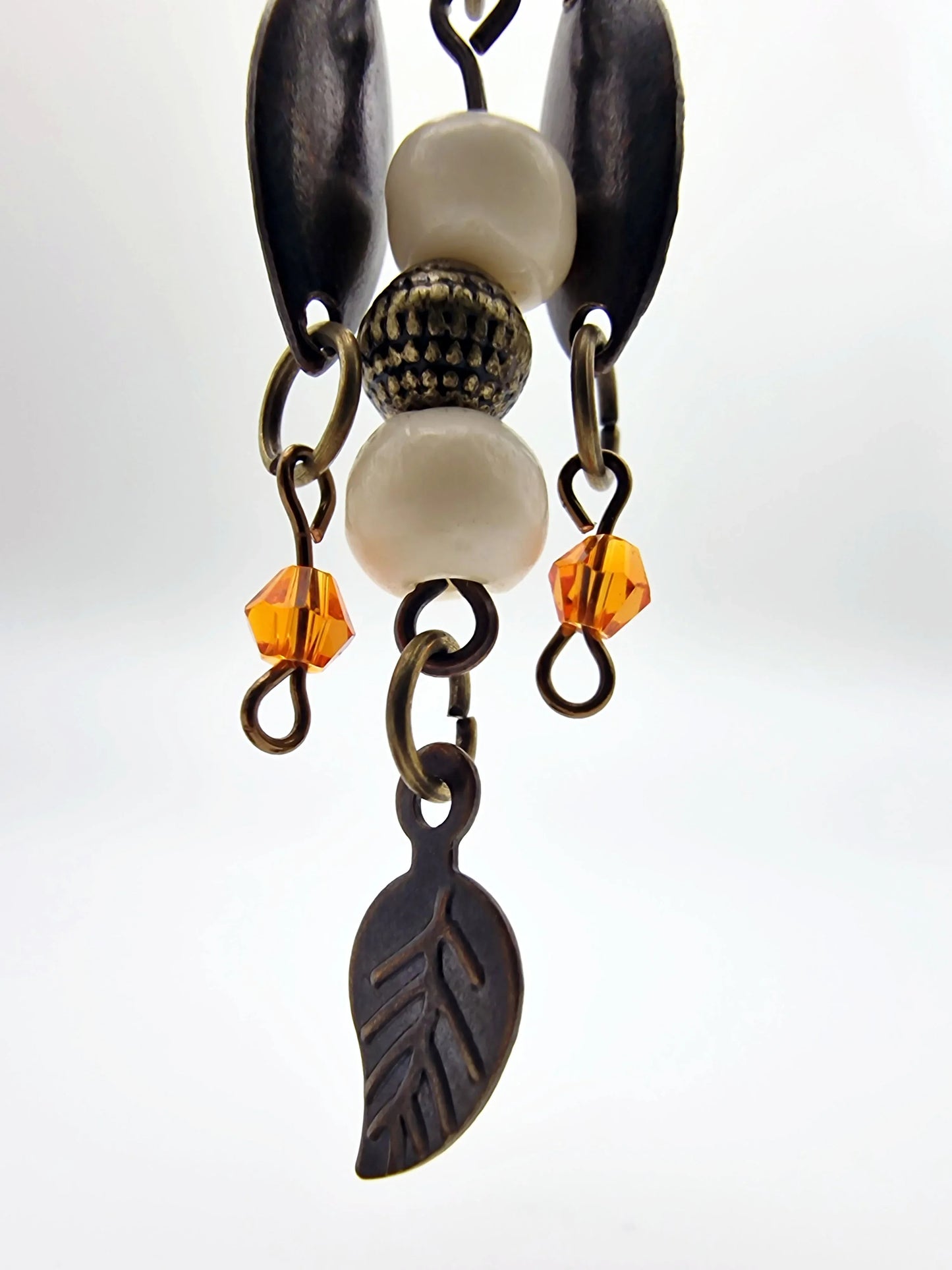 Dreaming Leaf Earrings - Modrena