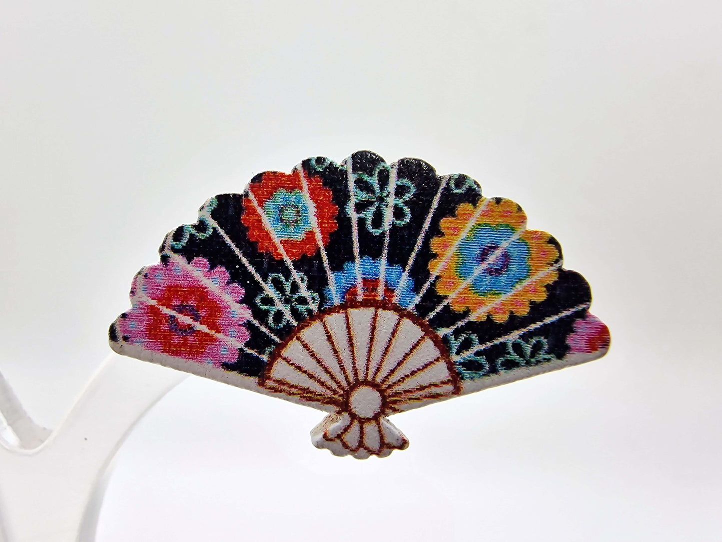 Kurohana Fan Studs - Modrena