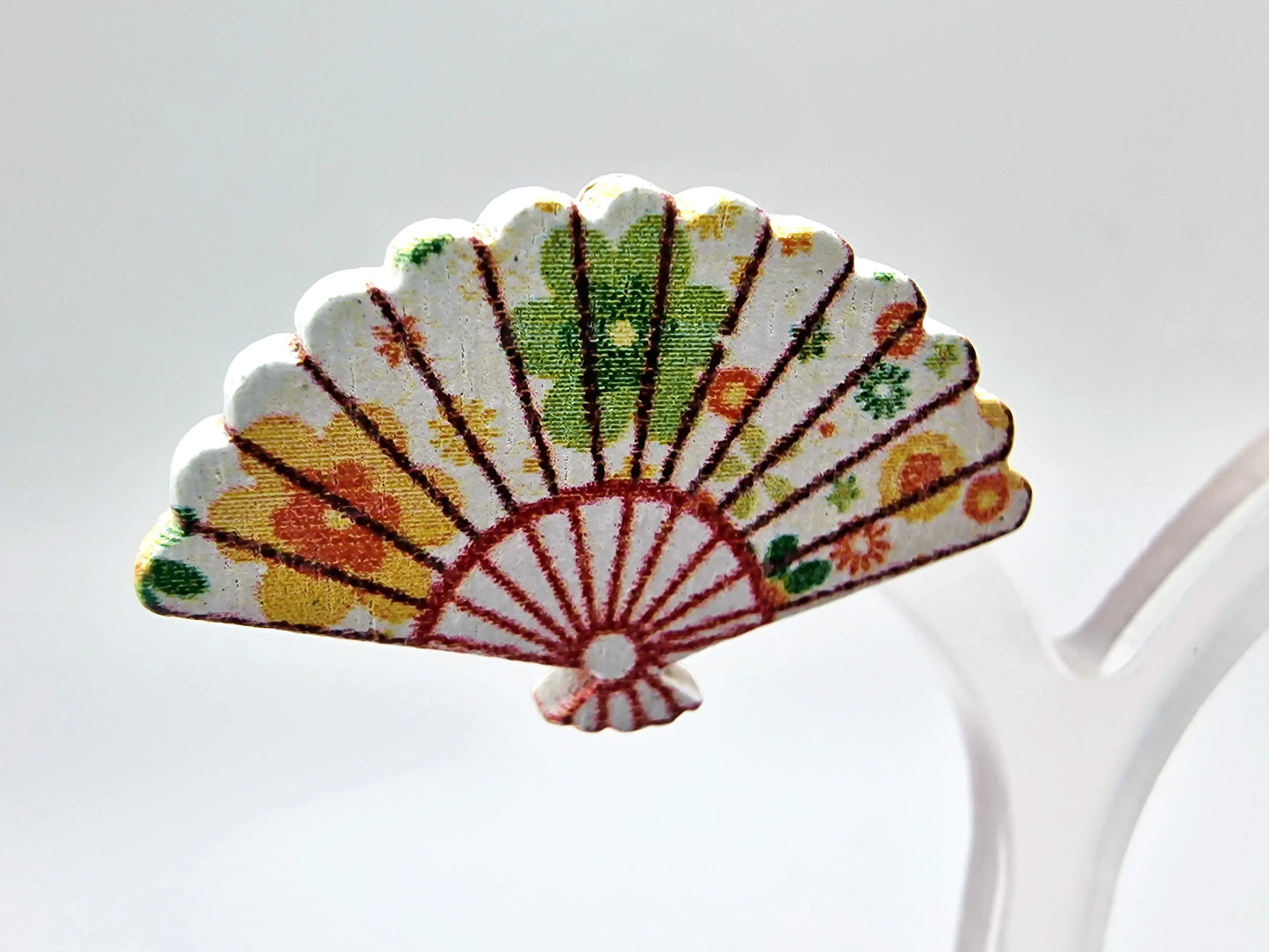 Yuzu Fan Studs - Modrena