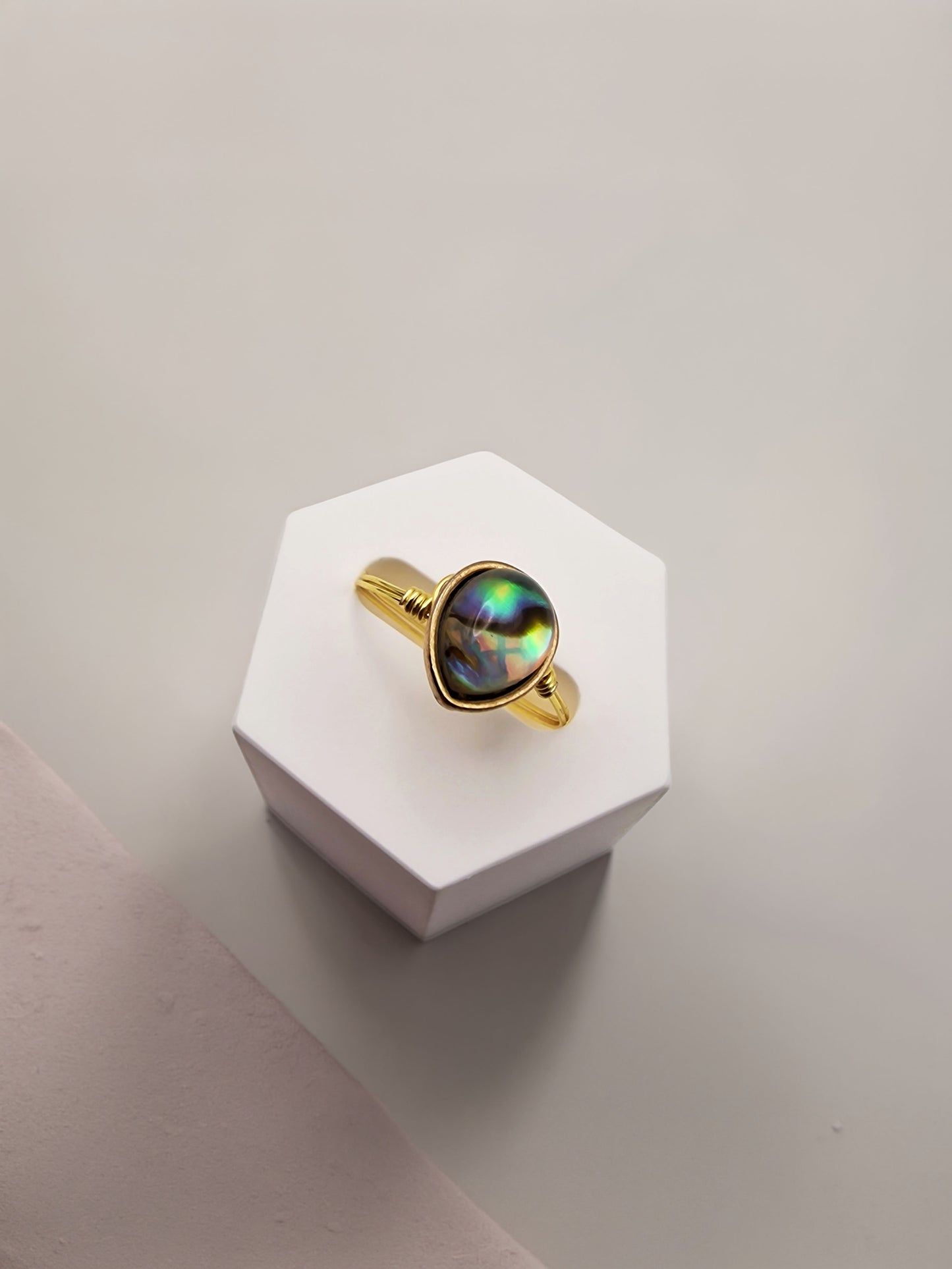Auric Abalone Ring