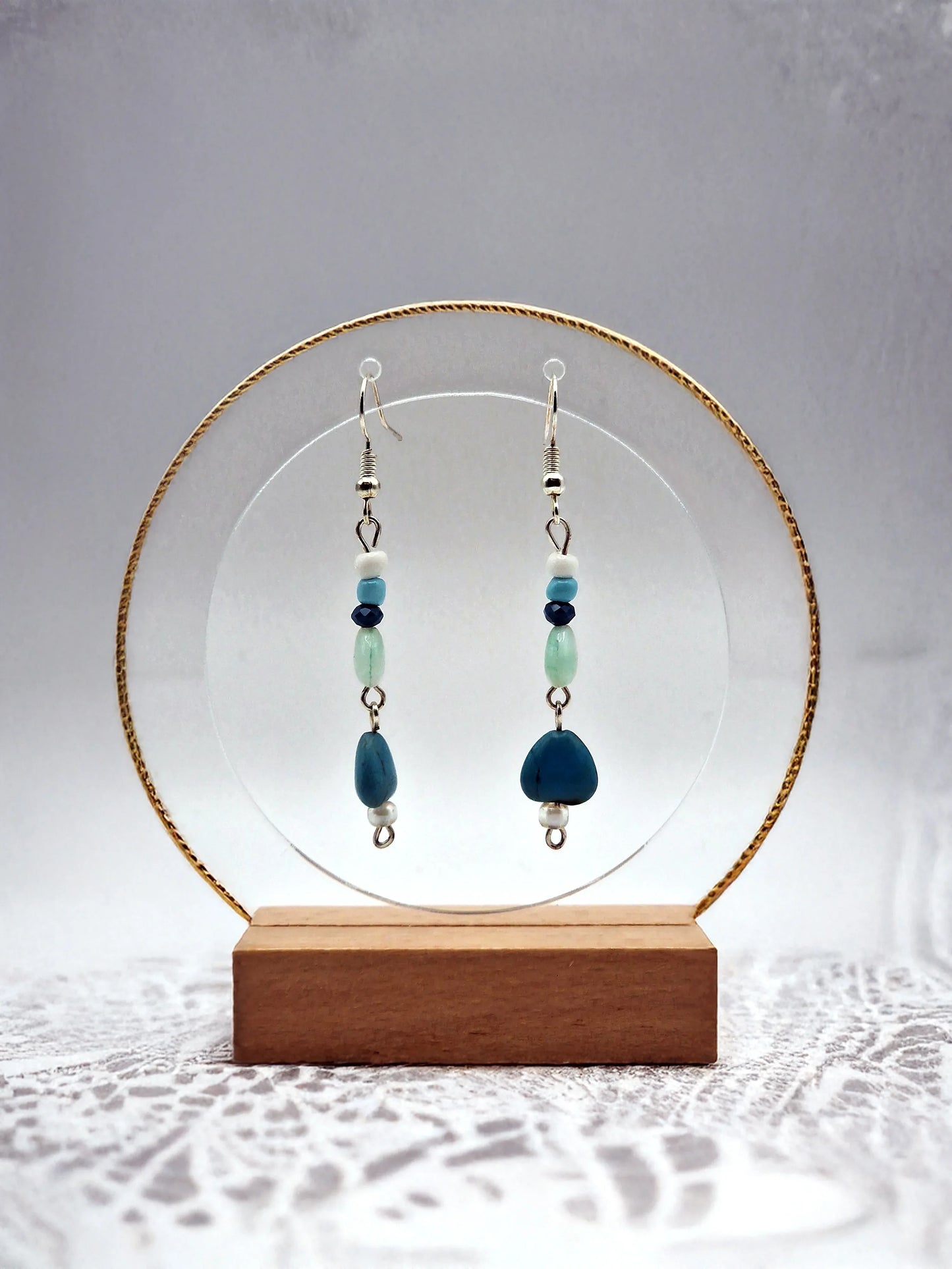 Sea Pebble Drops - Modrena