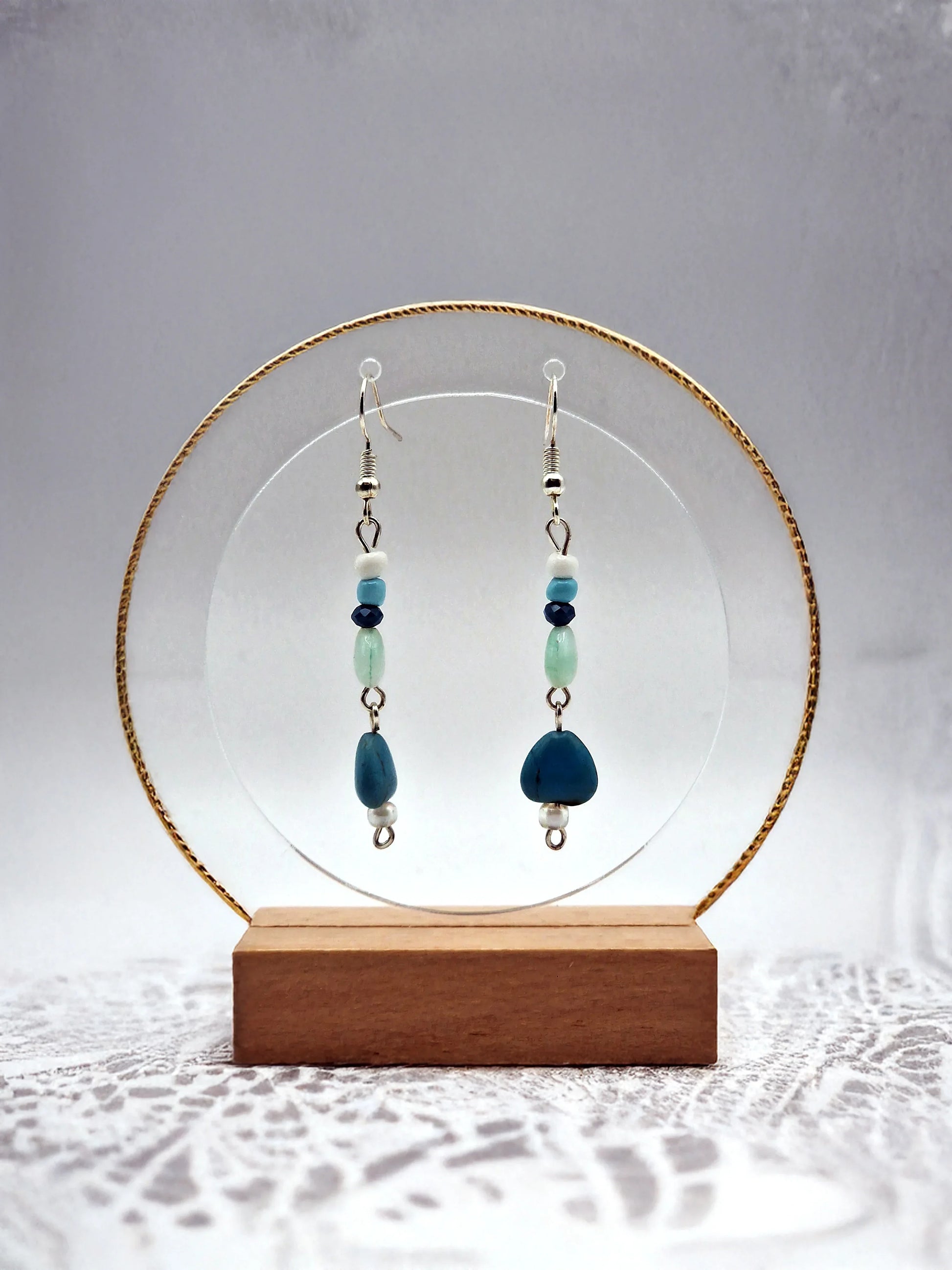 Sea Pebble Drops - Modrena