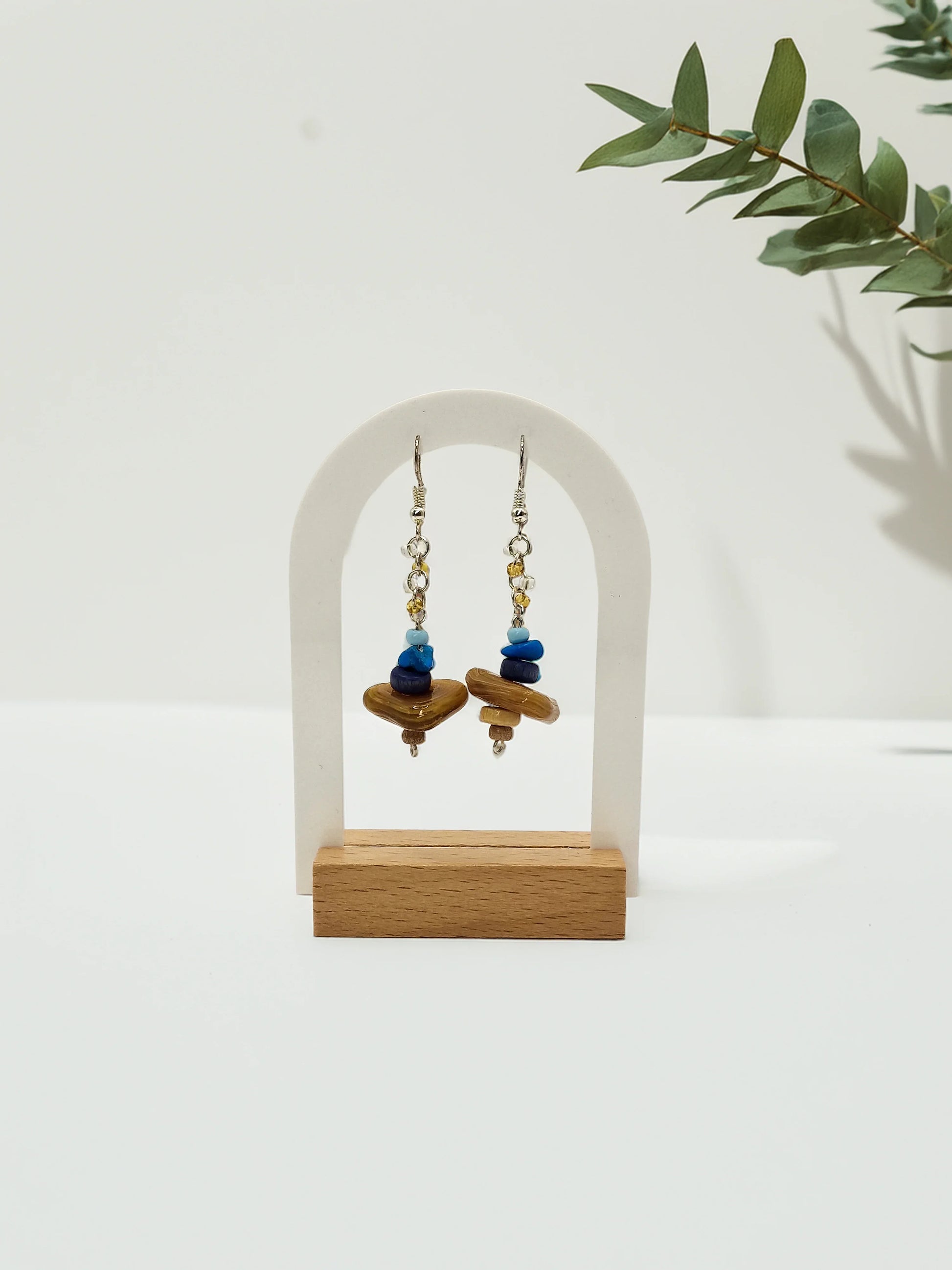 Sunlit Lagoon Earrings - Modrena