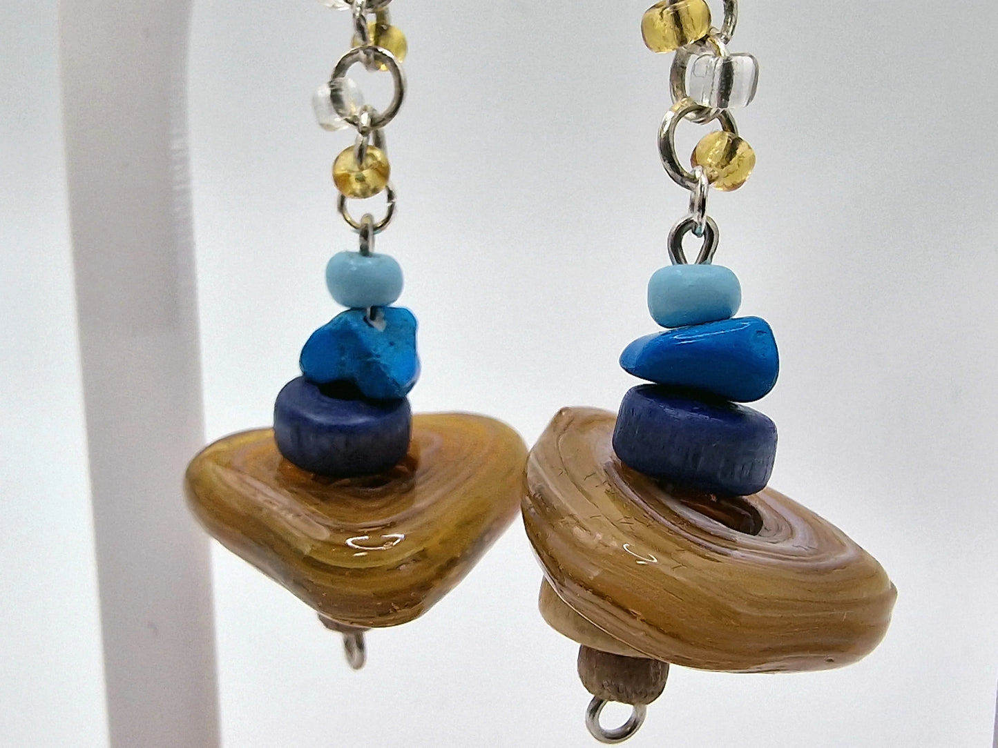 Sunlit Lagoon Earrings - Modrena