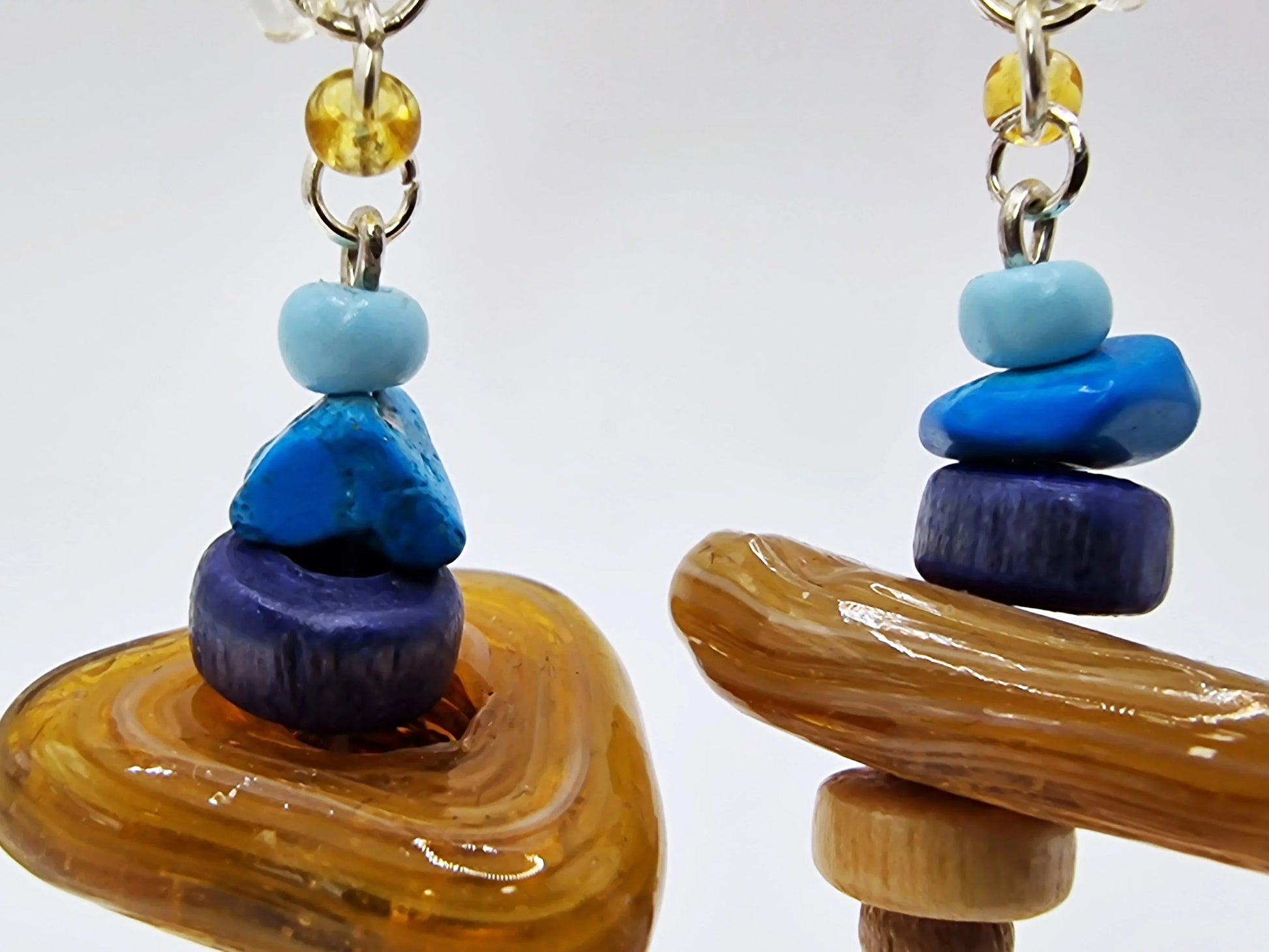 Sunlit Lagoon Earrings - Modrena